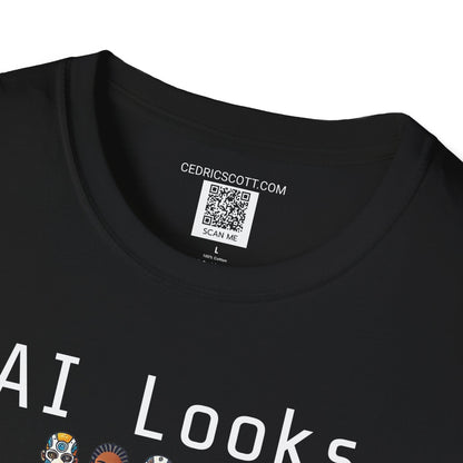 "AI Looks Like Us" Tee