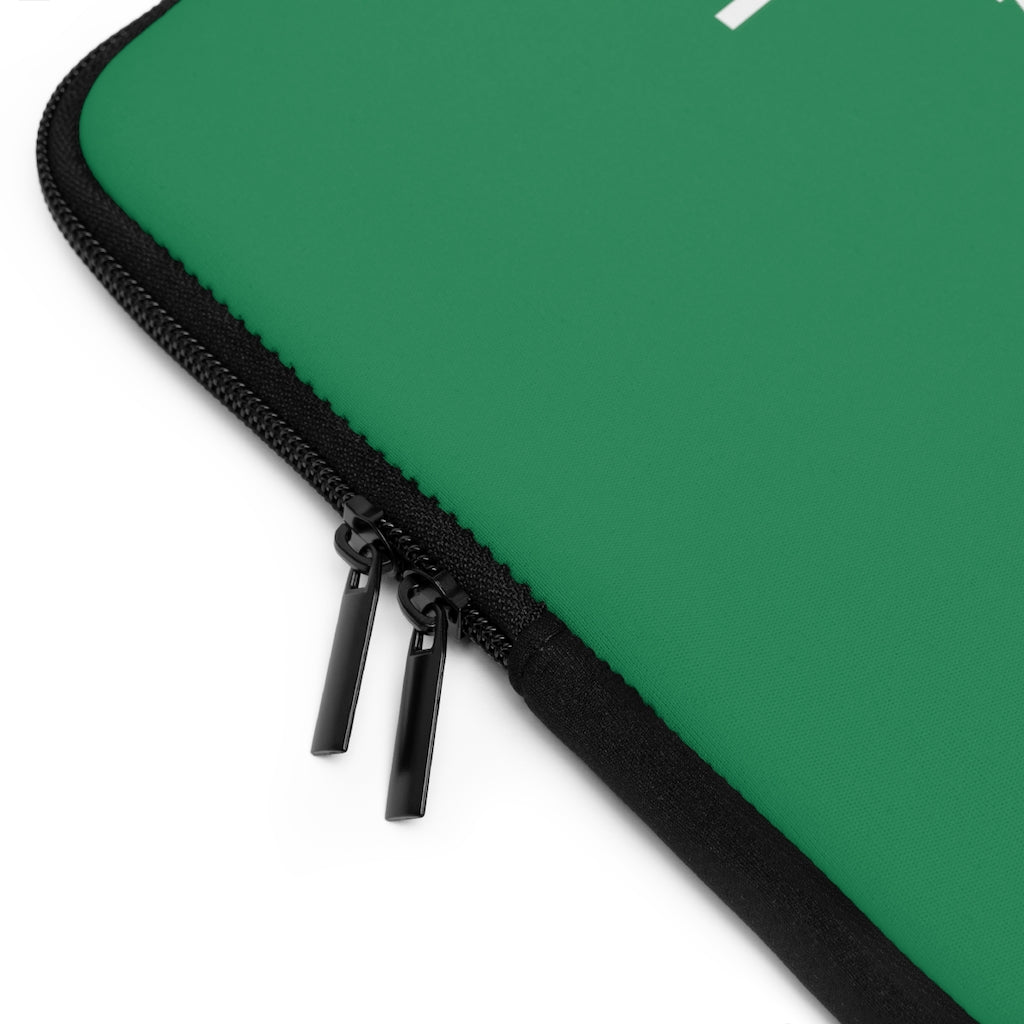 TEACH AND L(EARN) Laptop Sleeve (Green) - EDU HUSTLE