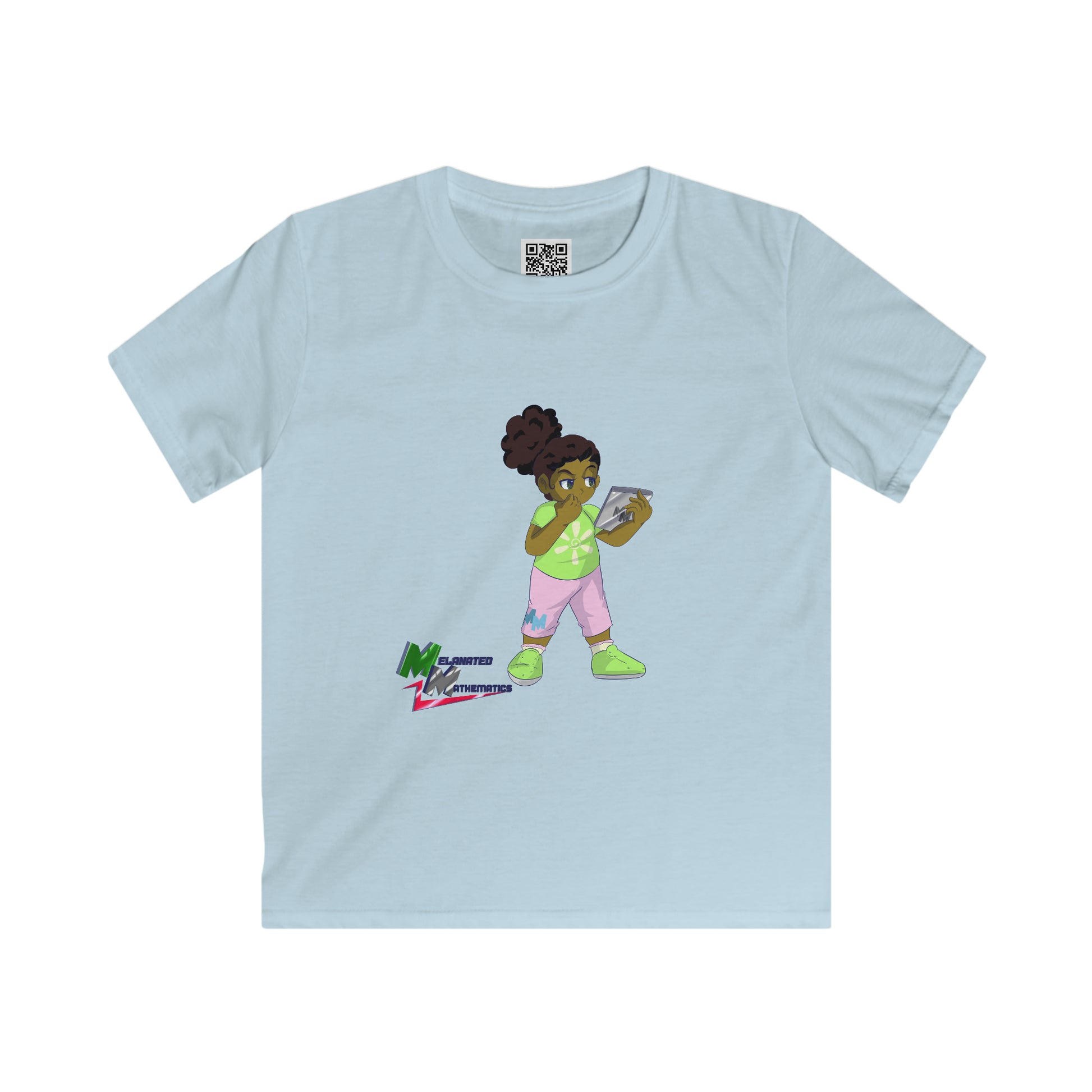 Melanated Mathematics "Studious" Kids Tee + Grades K-1 Workbook Download - EDU HUSTLE