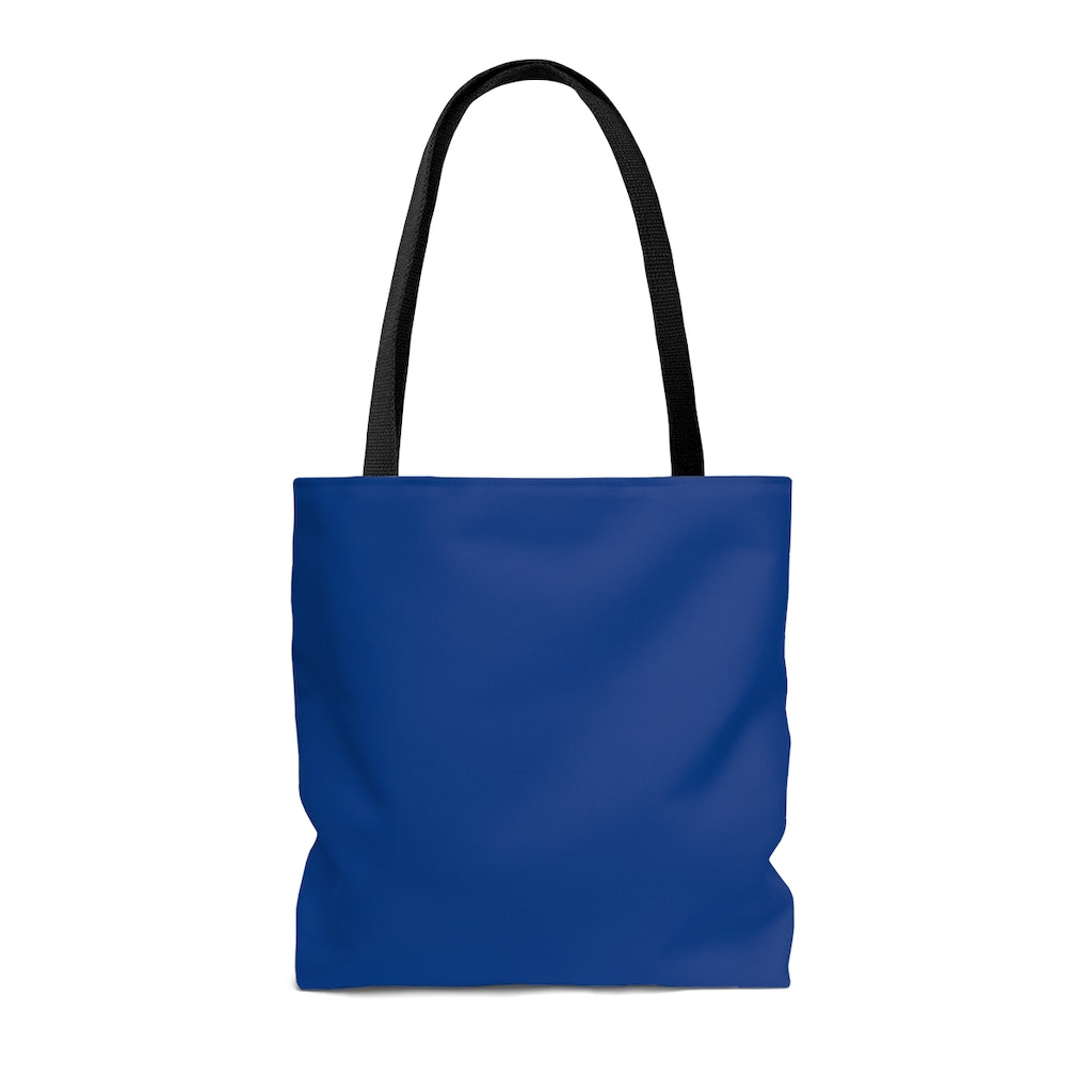 TEACH AND L(EARN) Tote Bag (Blue/White) - EDU HUSTLE