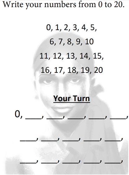 Melanated Mathematics Student Workbook (Grade K-1) - EDU HUSTLE