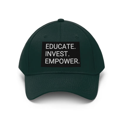 EDUCATE.INVEST.EMPOWER. Cap - EDU HUSTLE