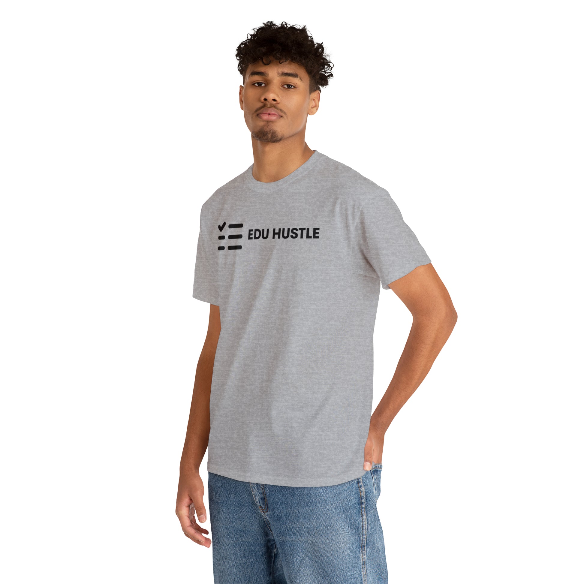 EDU HUSTLE Black Label Tee - EDU HUSTLE